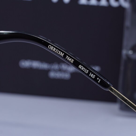 Off-White OERI13M MIAMI 766E Oval Sunglasses – Gold/Brown Gradient main image 8